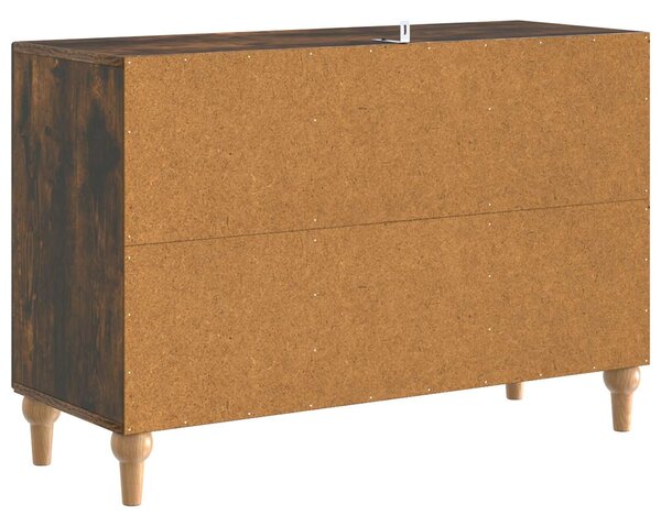 VidaXL TV szekrény Füstös Tölgy 89 x 34,5 x 60 cm Szerelt Fa