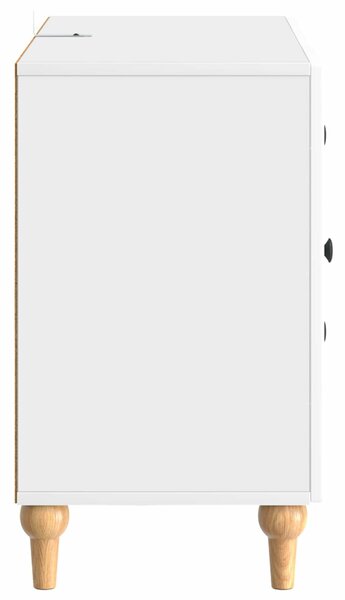 VidaXL TV szekrény Magasfényű Fehér 89 x 34,5 x 60 cm Szerelt Fa