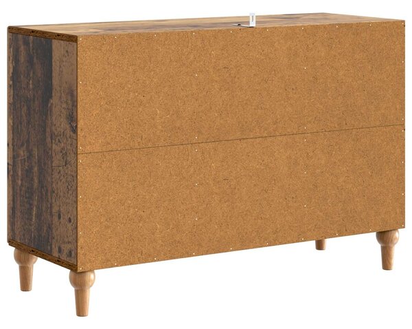 VidaXL TV szekrény fiókkal Antik Fa 89 x 34,5 x 60 cm Szerelt Fa