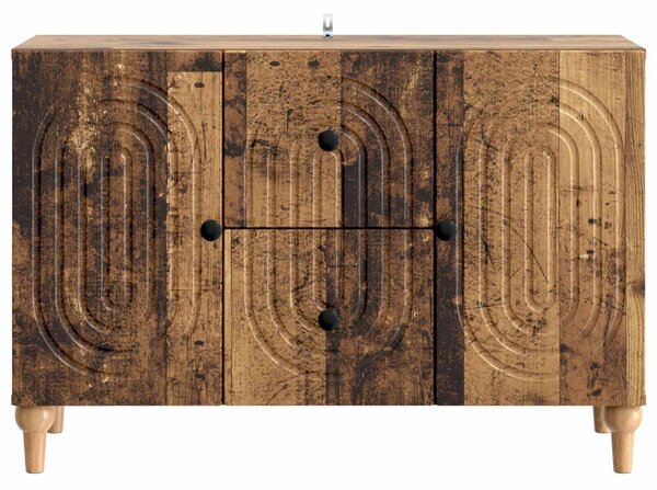 VidaXL TV szekrény fiókkal Antik Fa 89 x 34,5 x 60 cm Szerelt Fa