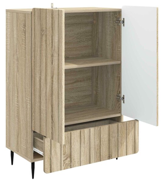 VidaXL Széf Sonoma Tölgy 66 x 34,5 x 97 cm Szerelt Fa