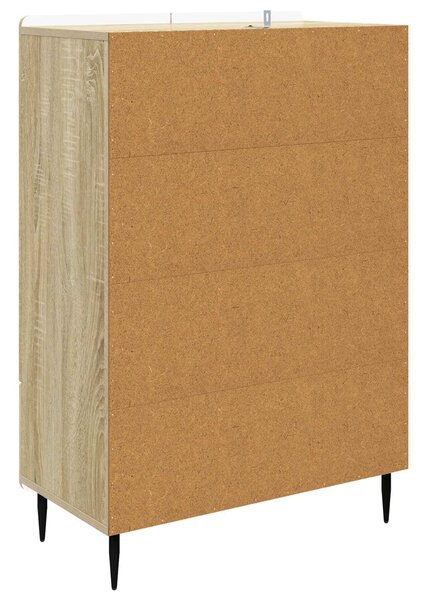 VidaXL Széf Sonoma Tölgy 66 x 34,5 x 97 cm Szerelt Fa