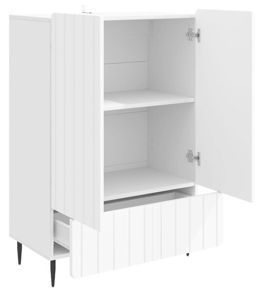 VidaXL Széf Fehér 66 x 34,5 x 97 cm Szerelt Fa