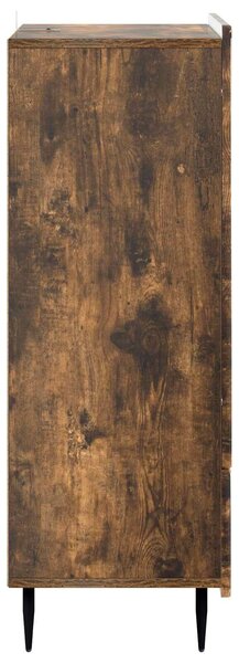 VidaXL Széf Füstös Tölgy 66 x 34,5 x 97 cm Szerelt Fa
