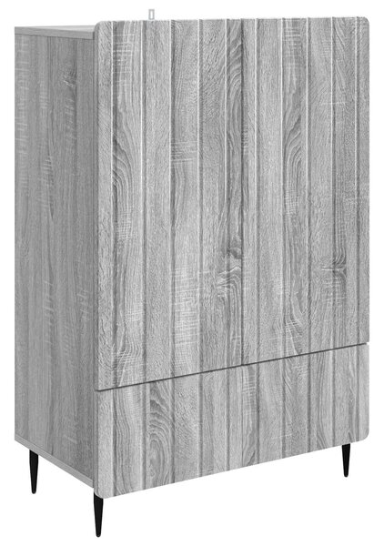 VidaXL Széf Szürke Sonoma 66 x 34,5 x 97 cm Szerelt Fa