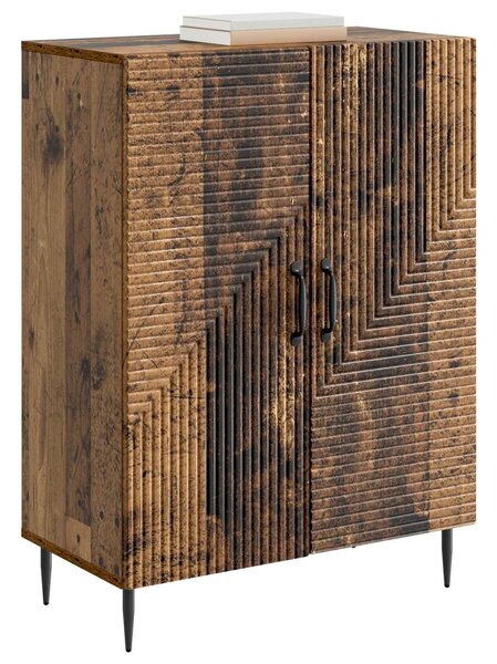 VidaXL Széf Antik Fa 66 x 34,5 x 89,5 cm Szerelt Fa