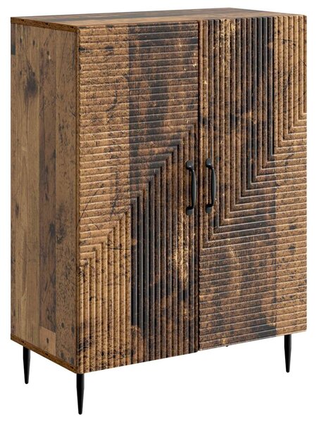 VidaXL Széf Antik Fa 66 x 34,5 x 89,5 cm Szerelt Fa