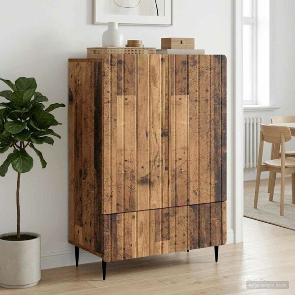 VidaXL Széf Antik Fa 66 x 34,5 x 97 cm Szerelt Fa