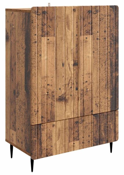 VidaXL Széf Antik Fa 66 x 34,5 x 97 cm Szerelt Fa