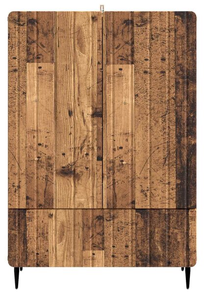 VidaXL Széf Antik Fa 66 x 34,5 x 97 cm Szerelt Fa