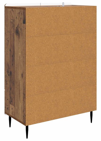 VidaXL Széf Antik Fa 66 x 34,5 x 97 cm Szerelt Fa