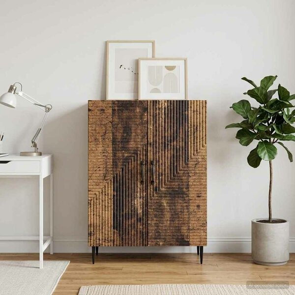 VidaXL Széf Antik Fa 66 x 34,5 x 89,5 cm Szerelt Fa