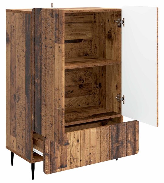 VidaXL Széf Antik Fa 66 x 34,5 x 97 cm Szerelt Fa