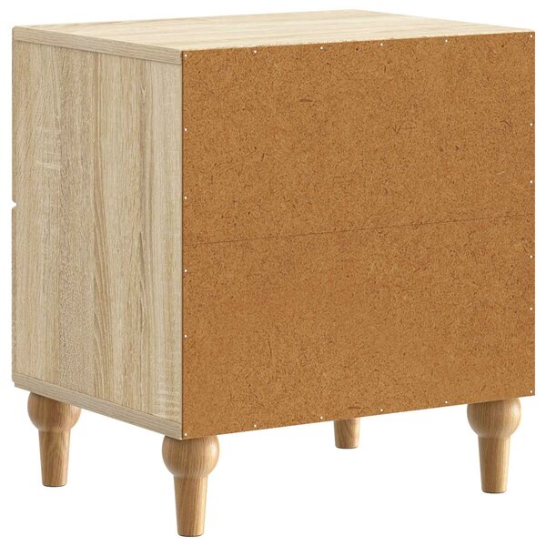 VidaXL Éjjeliszekrény 2 pcs Sonoma Tölgy 43 x 34,5 x 48 cm Szerelt Fa
