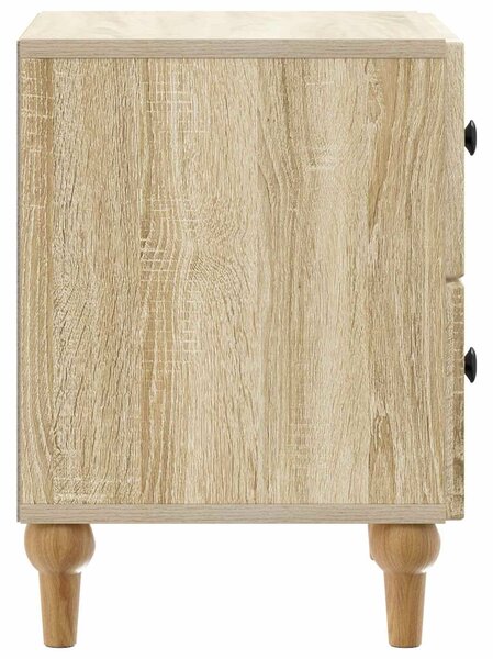 VidaXL Éjjeliszekrény 2 pcs Sonoma Tölgy 43 x 34,5 x 48 cm Szerelt Fa