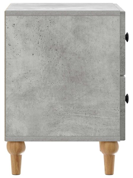 VidaXL Éjjeliszekrény 2 pcs Betonszürke 43 x 34,5 x 48 cm Szerelt Fa