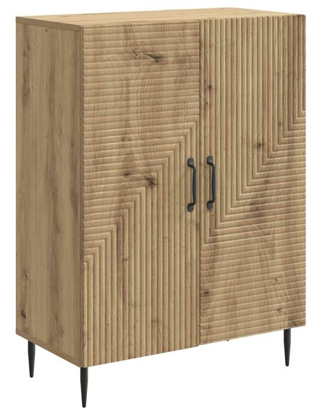 VidaXL Széf Kézműves Tölgy 66 x 34,5 x 89,5 cm Szerelt Fa