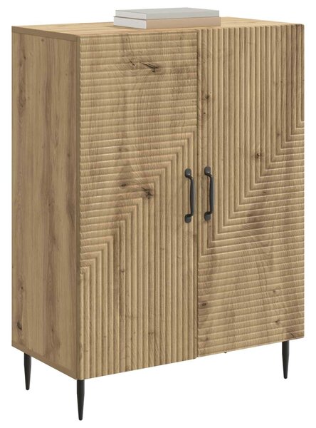 VidaXL Széf Kézműves Tölgy 66 x 34,5 x 89,5 cm Szerelt Fa