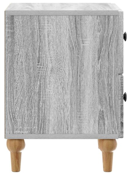 VidaXL Éjjeliszekrény 2 pcs Szürke Sonoma 43 x 34,5 x 48 cm Szerelt Fa
