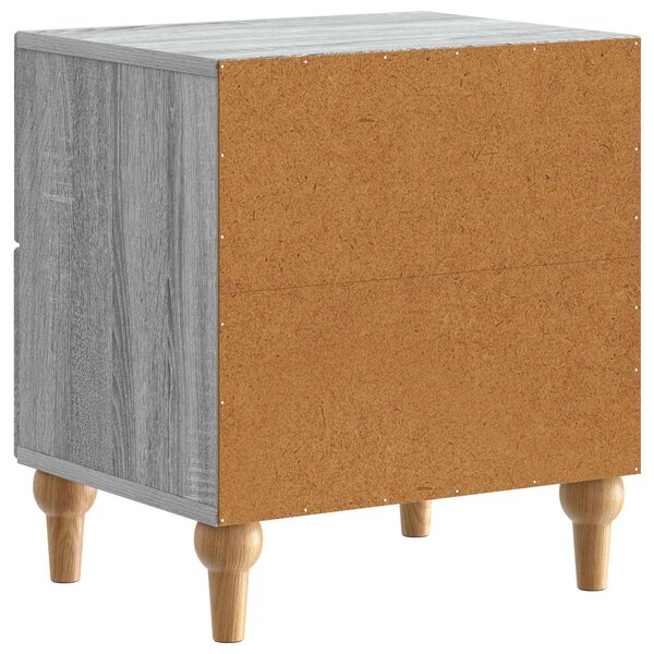 VidaXL Éjjeliszekrény 2 pcs Szürke Sonoma 43 x 34,5 x 48 cm Szerelt Fa