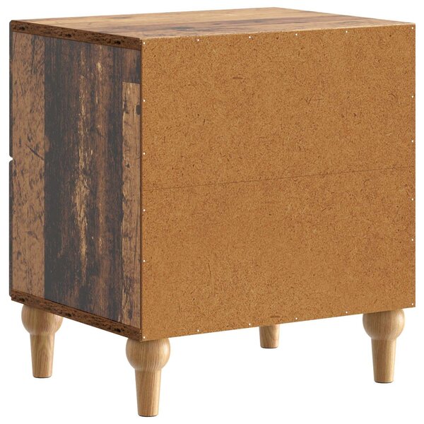 VidaXL Éjjeliszekrény 2 pcs Antik Fa 43 x 34,5 x 48 cm Szerelt Fa