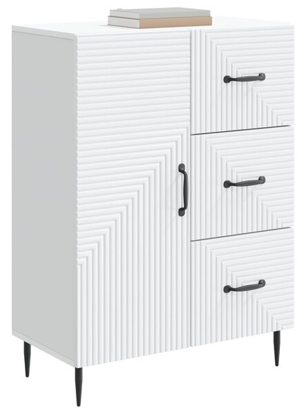 VidaXL Széf Fehér 66 x 34,5 x 89,5 cm Szerelt Fa