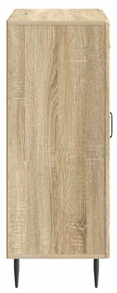 VidaXL Széf fiókkal Sonoma Tölgy 66 x 34,5 x 89,5 cm Szerelt Fa