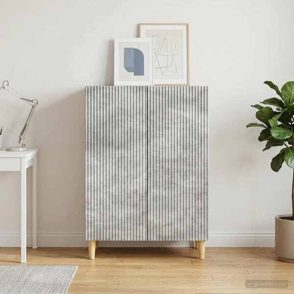 VidaXL Széf Betonszürke 66 x 34,5 x 90 cm Szerelt Fa