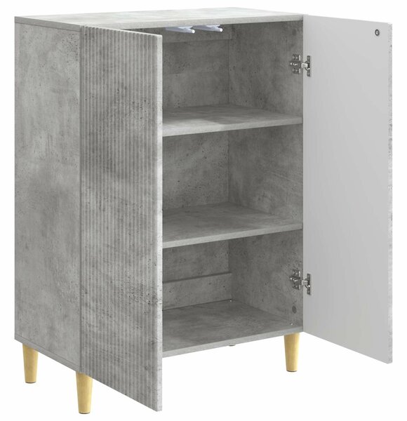 VidaXL Széf Betonszürke 66 x 34,5 x 90 cm Szerelt Fa