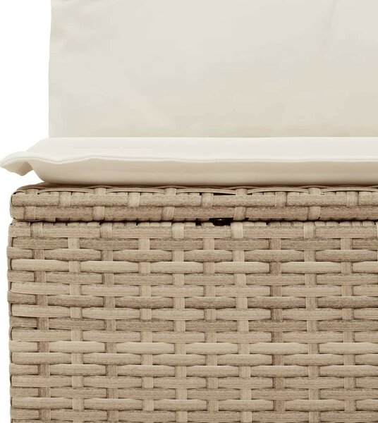 VidaXL Polyrattan Kerti Ülőgarnitúra - 8 részes - Bézs