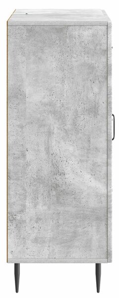 VidaXL Széf fiókkal Betonszürke 66 x 34,5 x 89,5 cm Szerelt Fa