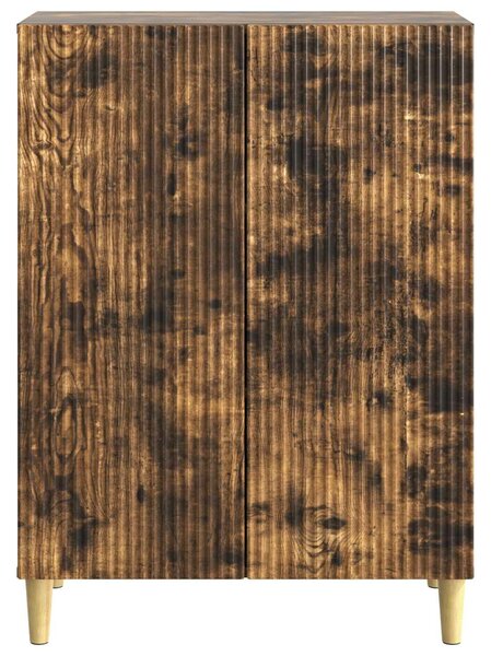 VidaXL Széf Füstös Tölgy 66 x 34,5 x 90 cm Szerelt Fa