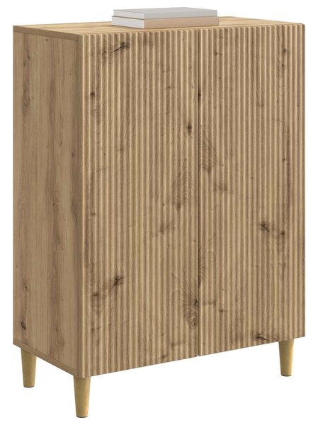 VidaXL Széf Kézműves Tölgy 66 x 34,5 x 90 cm Szerelt Fa