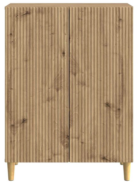 VidaXL Széf Kézműves Tölgy 66 x 34,5 x 90 cm Szerelt Fa