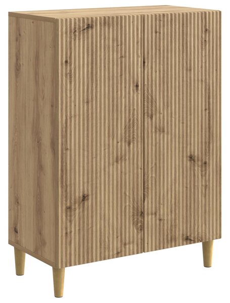VidaXL Széf Kézműves Tölgy 66 x 34,5 x 90 cm Szerelt Fa