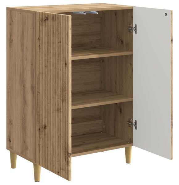 VidaXL Széf Kézműves Tölgy 66 x 34,5 x 90 cm Szerelt Fa
