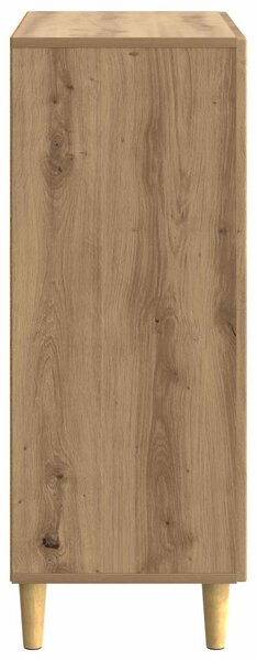 VidaXL Széf Kézműves Tölgy 66 x 34,5 x 90 cm Szerelt Fa