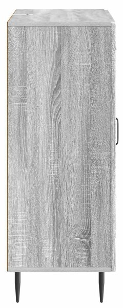 VidaXL Széf fiókkal Szürke Sonoma 66 x 34,5 x 89,5 cm Szerelt Fa