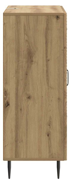 VidaXL Széf Kézműves Tölgy 66 x 34,5 x 89,5 cm Szerelt Fa