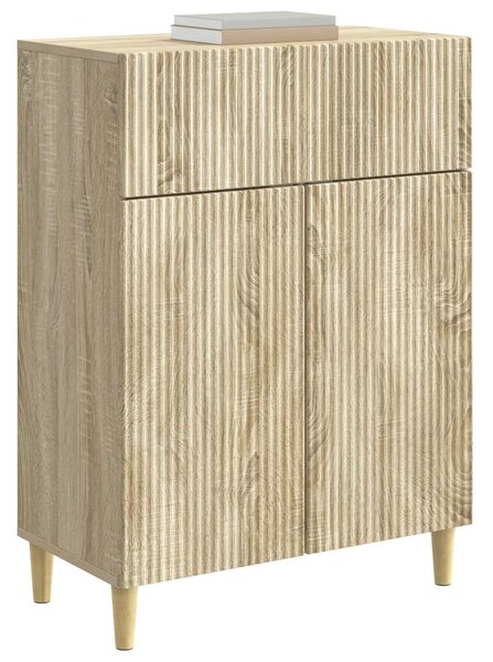 VidaXL Széf fiókkal Sonoma Tölgy 66 x 34,5 x 90 cm Szerelt Fa