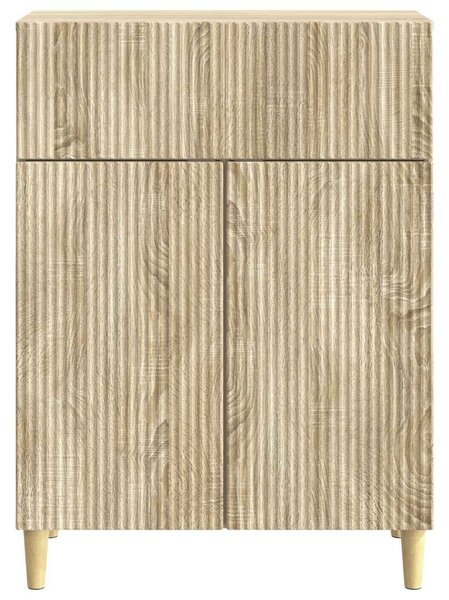 VidaXL Széf fiókkal Sonoma Tölgy 66 x 34,5 x 90 cm Szerelt Fa