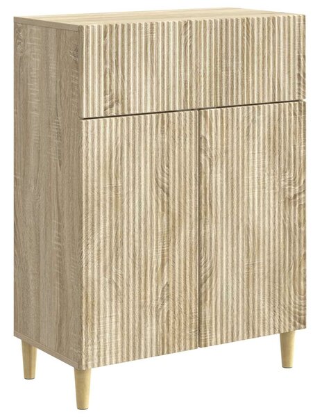 VidaXL Széf fiókkal Sonoma Tölgy 66 x 34,5 x 90 cm Szerelt Fa