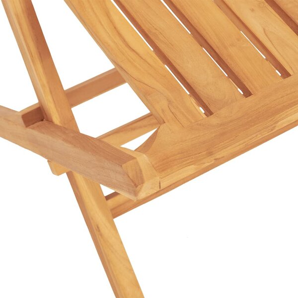 Teakfa Kerti Étkezőgarnitúra - 7 részes - Összecsukható