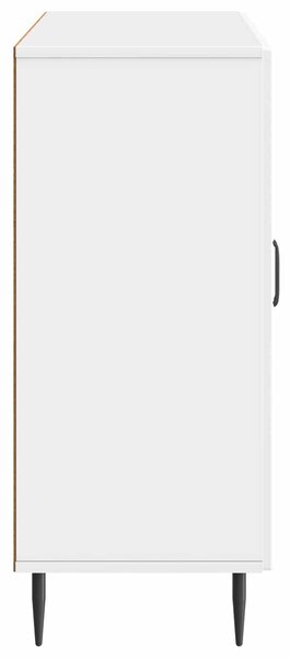 VidaXL Széf Magasfényű Fehér 89 x 34,5 x 80 cm Szerelt Fa