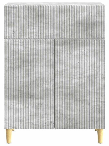 VidaXL Széf fiókkal Betonszürke 66 x 34,5 x 90 cm Szerelt Fa