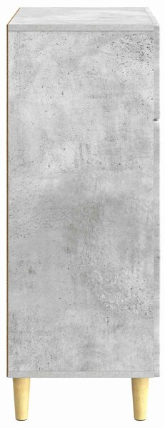 VidaXL Széf fiókkal Betonszürke 66 x 34,5 x 90 cm Szerelt Fa