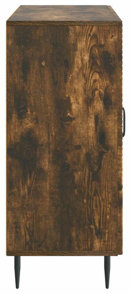 VidaXL Széf Füstös Tölgy 89 x 34,5 x 80 cm Szerelt Fa