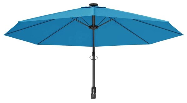 VidaXL Falra Szerelhető Napernyő - Tengerkék - 290 cm