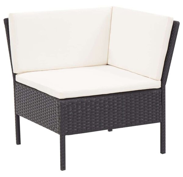VidaXL Polyrattan Kerti Ülőgarnitúra - 3 részes