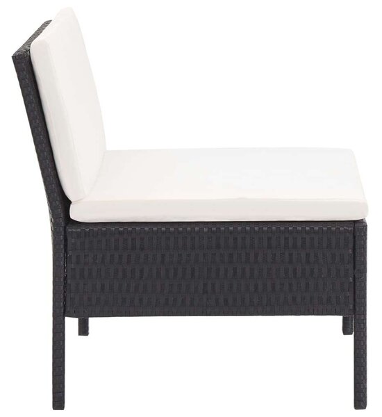 VidaXL Polyrattan Kerti Ülőgarnitúra - 3 részes